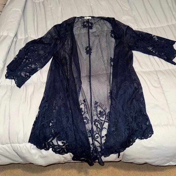 Maurices Other - Blue lace cover up Maurices